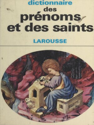 cover image of Dictionnaire des prénoms et des saints